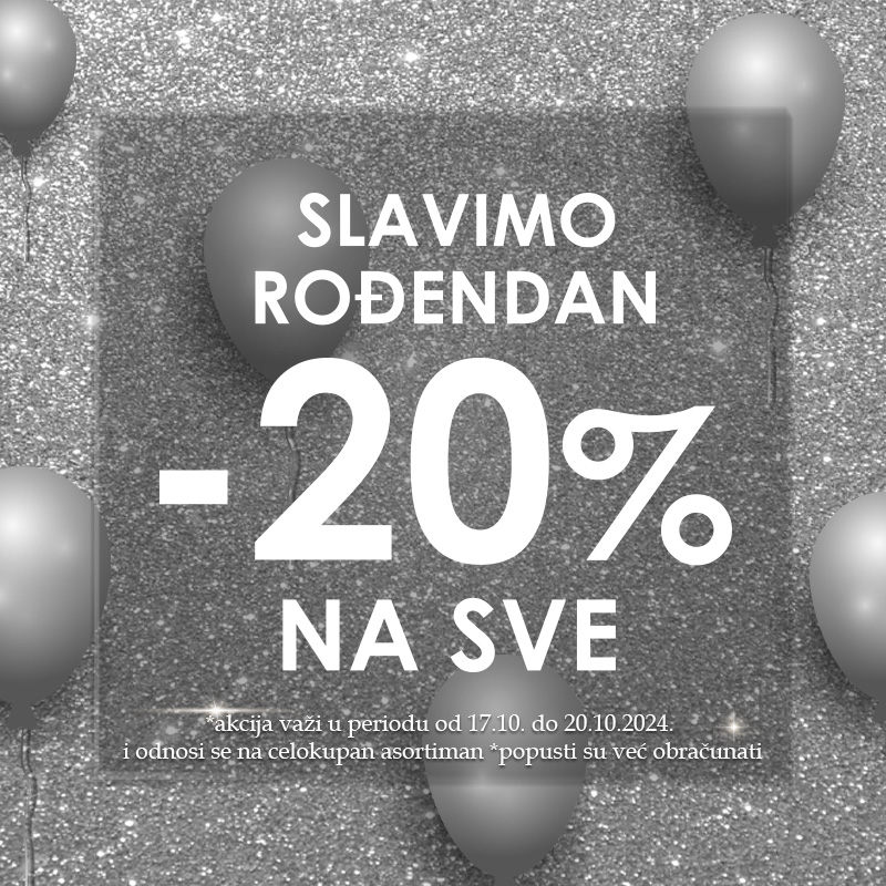 20% popusta na sve!